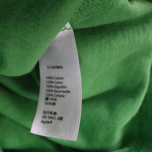 Lot Apple Store Employee Uniform T-Shirt S Logo Blue Green Short Sleeve Cotton 1 - Picture 5 of 7